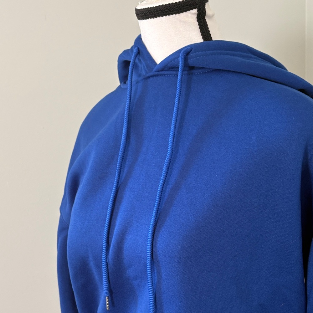 Blue Hoodie - let’s watch the sunset - new without tags